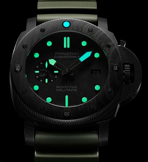 Panerai Submersible Marina Militare Carbotech PAM 979 & PAM 961 W.